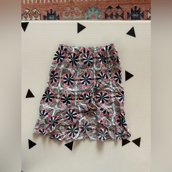 Carter’s|Big girl geometric floral midi skirt, size 6•••Tropical Beachy style - Picture 1 of 4